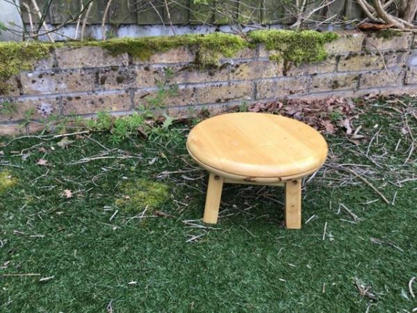 Image 3 of Gardening Stool. Save Your Back. Round Seat & 4 Legs.