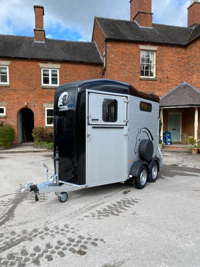 Preview of the first image of Cheval Liberte Touring Country Ramp/Barn Door Spare wheel BR.