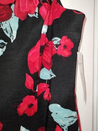 Image 12 of BNWT Anna Rose Dress Size 16 Red/Black