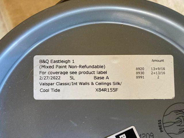 Preview of the first image of Valspar Classic Silk Emulsion 9 Litres in Cool Tide Colour.