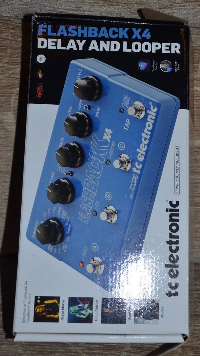Preview of the first image of T.C. Electronic ‘Flashback’ X4 Delay and Looper..