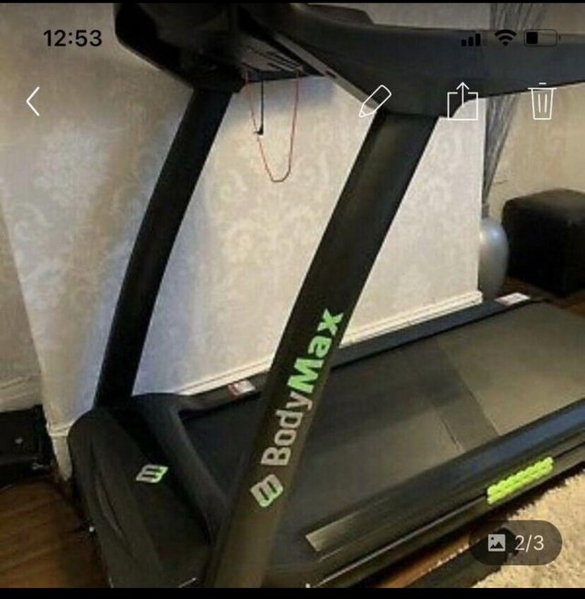 Preview of the first image of Bodymax motorised treadmill grab a bargain.