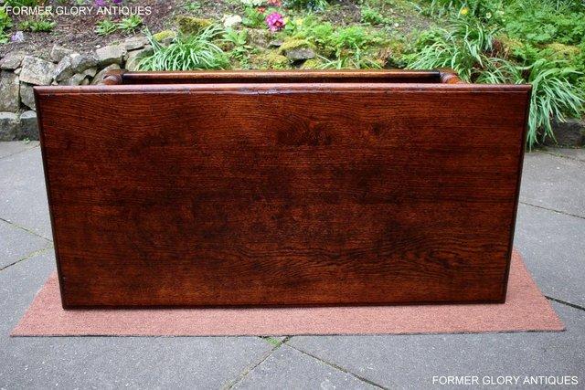 Image 20 of A TITCHMARSH AND GOODWIN STYLE OAK TWO DRAWER COFFEE TABLE