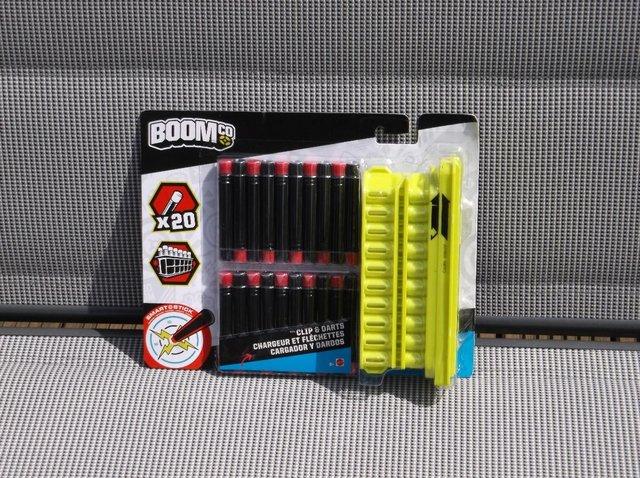 Preview of the first image of BOOMco Clip & Darts, brand new in packaging.