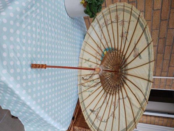 Image 2 of Two antique Japanese style parasols for sale