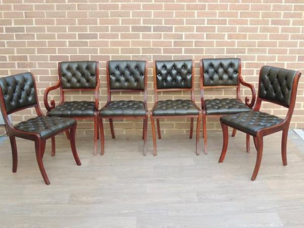 Image 3 of 6 Beresford and Hicks Chesterfield Chairs (UK Delivery)