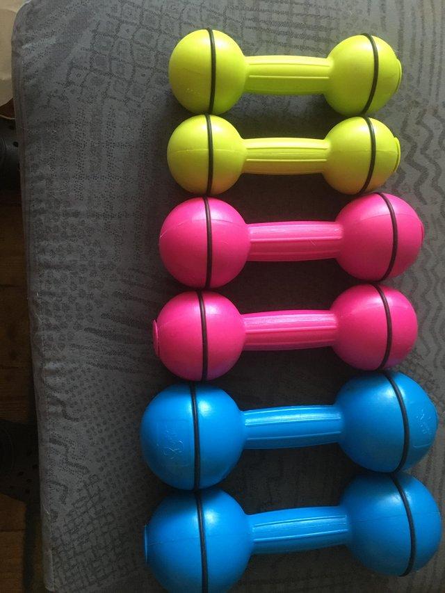 Preview of the first image of Lightweight dumb bells ideal for ladies.