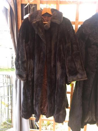 Image 1 of Faux fur coat vintage 1960s/70s