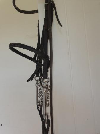 Image 1 of Cob Size Brown Leather Double Bridle