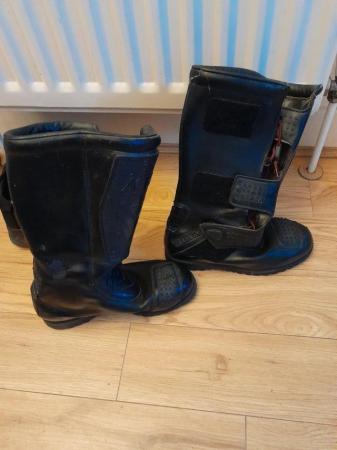 Image 1 of Frank Thomas size 7 ladies motorcycle boots