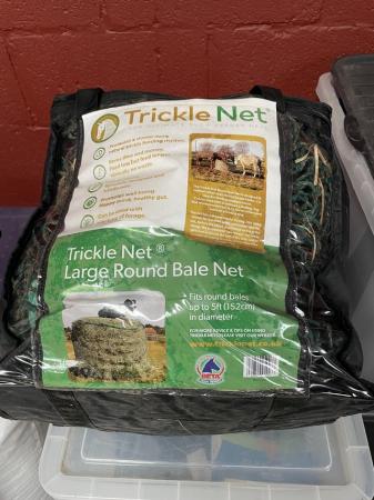 Image 1 of Trickle Net Round Bale Net
