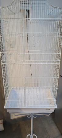 Image 4 of Large bird cage on a fancy stand