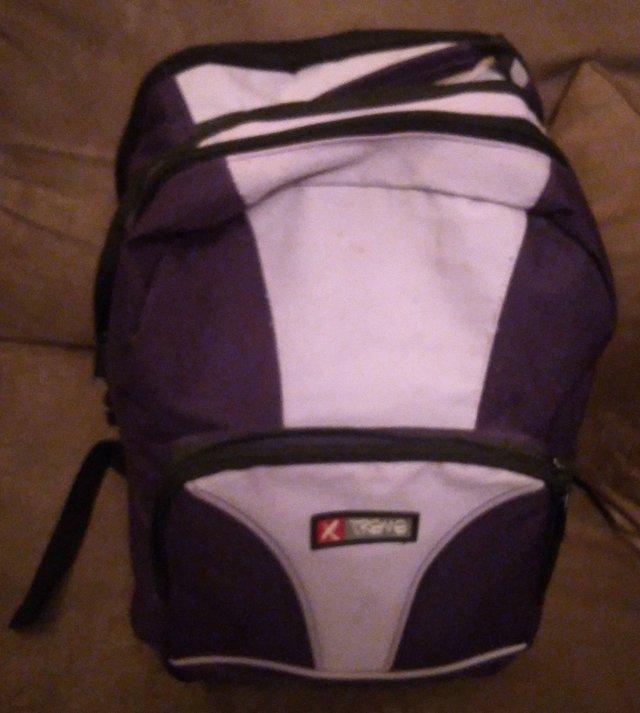 Preview of the first image of Ladies/Girls Purple & Pink Rucksack.