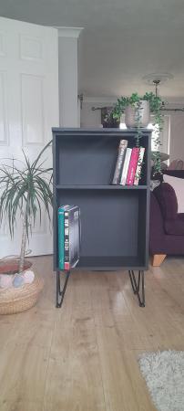 Image 1 of Upcycled black bookcase. As new