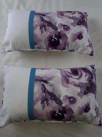 Image 1 of Two patterned cushions for sale