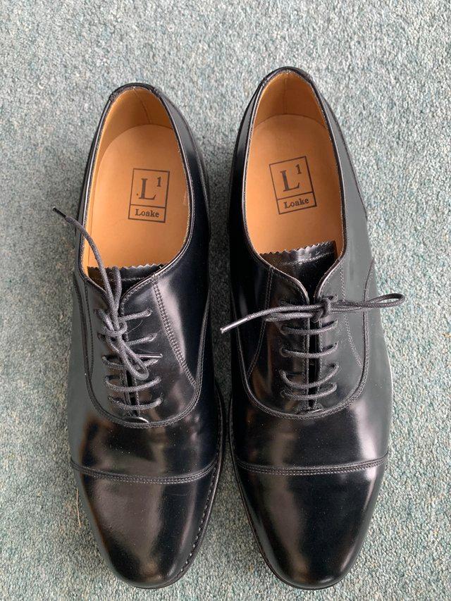 Preview of the first image of Loake gents black formal shoe size 9.5.