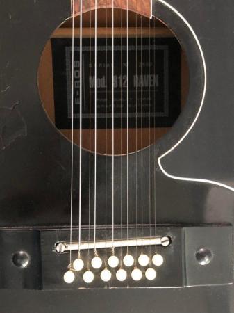 Image 3 of Guitar, Eros ,12 String. Black