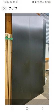 Image 6 of Ikea pax 2 door wardrobe black colour