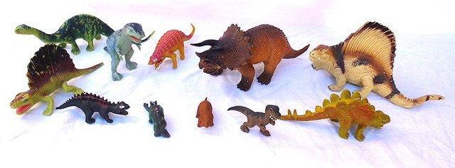 Image 1 of SCHLEICH & AAA TOY DINOSAURS, VINTAGE COLLECTION 11 PIECES