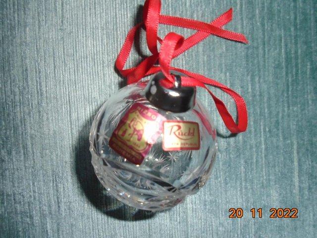 Preview of the first image of Ruckl Lead Crystal Christmas Decoration.