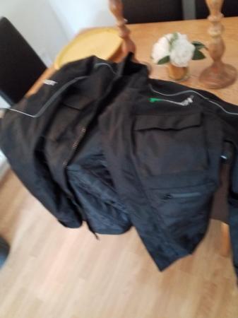 Image 2 of Motorbike jacket armoured waterproof lined, used twice cordu