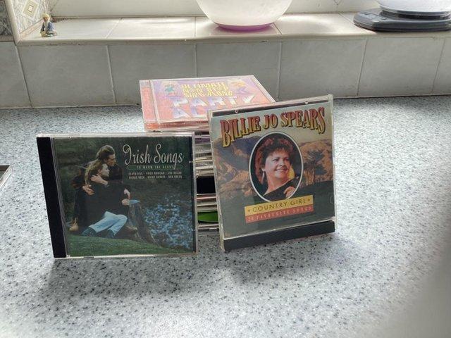 Preview of the first image of CDs mainly Irish  songs and country songs.10 c/ds in all.
