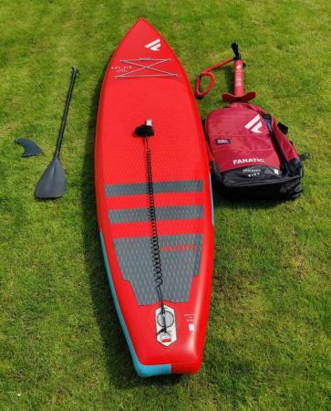Image 1 of Fanatic Ray Air Pure 11'6 Red Package SUP Paddle board