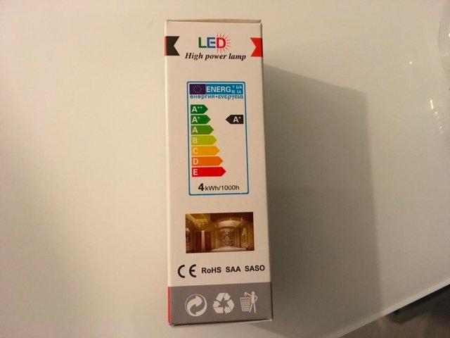 Preview of the first image of Seven Brand new Energy Saving LED SES Candle bulbs boxed.