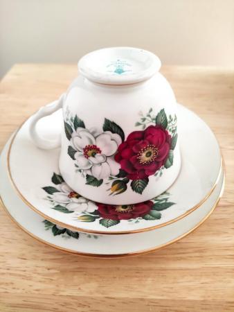 Image 2 of 18 Piece crown bone china tea set