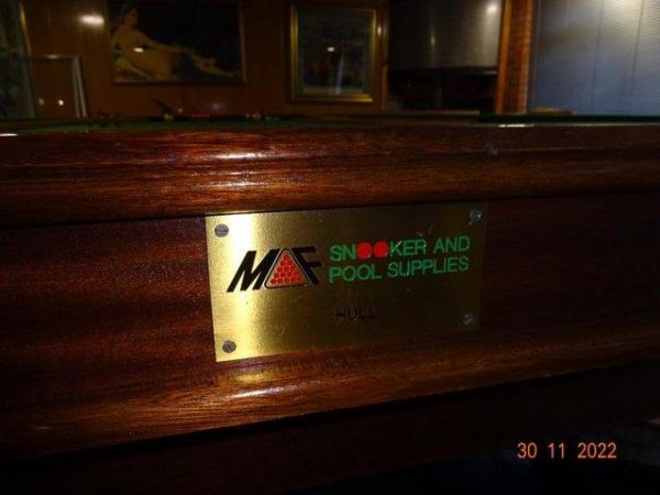 Image 2 of Full size Snooker Table with accessories.
