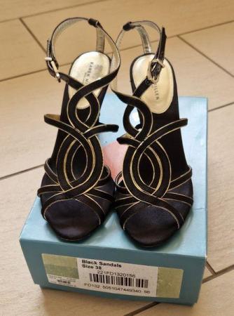 Image 3 of Karen Millen Size 5 EU38 beaded heeled sandals
