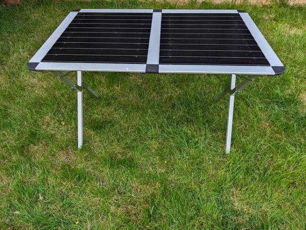 Image 1 of Gelert 4 Person Aluminium Roll Up Table
