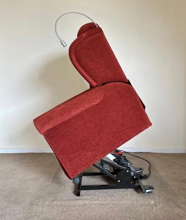 Image 11 of LUXURY ELECTRIC RISER RECLINER RED CHAIR MASSAGE CAN DELIVER