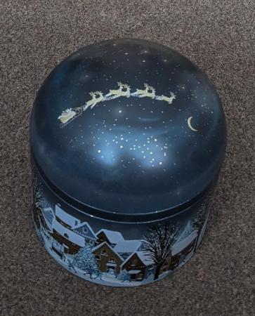 Image 3 of M&S Festive Musical Light Up Biscuit Tin