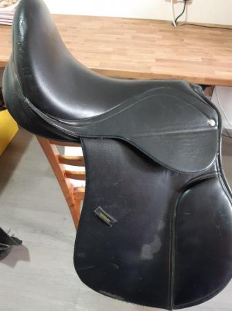 Image 2 of Caledonian black saddle 18 inch