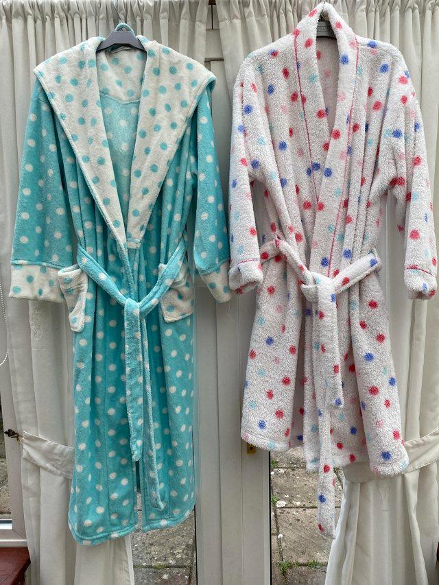 Preview of the first image of Ladies dressing gowns both large sizes.
