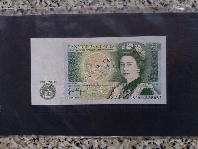 Preview of the first image of 1978-80, 50W, One Pound (£1) Banknote (UNC).