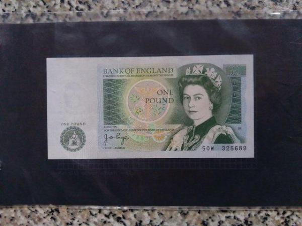 Image 1 of 1978-80, 50W, One Pound (£1) Banknote (UNC)