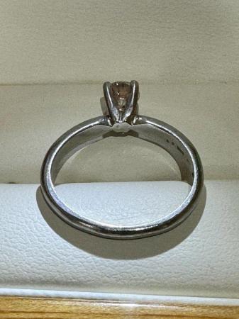 Image 2 of Platinum Solitaire Diamond Engagement Ring