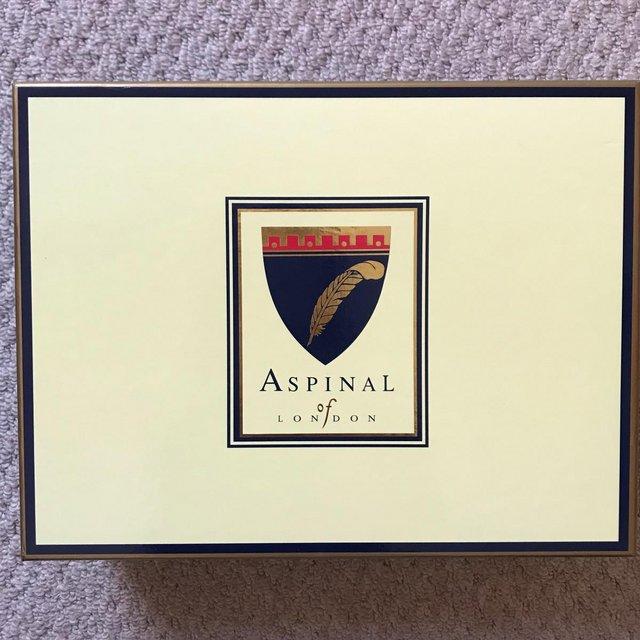 Preview of the first image of Empty Aspinal of London large gift box, some marks to base..