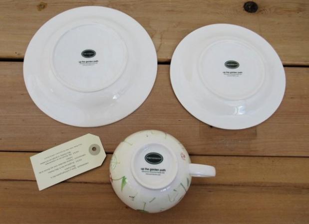 Image 3 of Portmeirion - Up the Garden Path Cup, Saucer and Plate