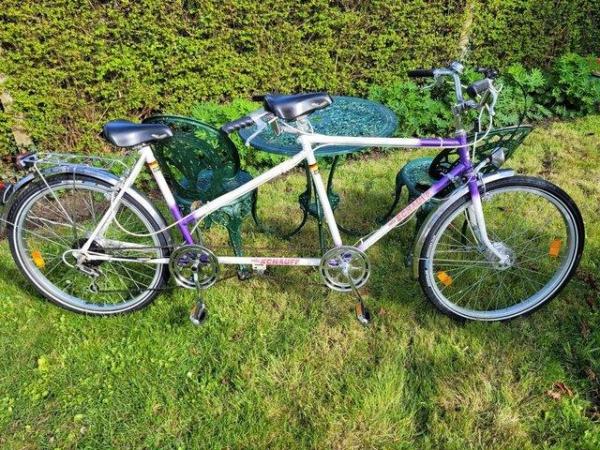 Image 2 of Schauff Tandem. A bicycle made for two.