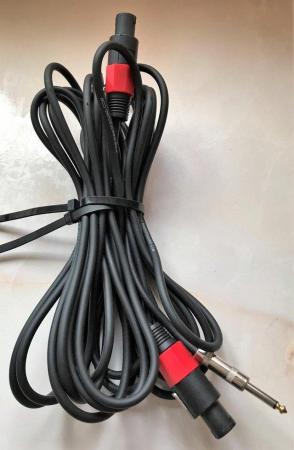 Image 1 of Custom Speakon to Standard Jack Plug cables