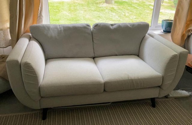 Image 1 of Sofa large two seater sofa grey