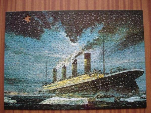 Image 2 of VINTAGE TITANIC JIGSAWS; TWO 500 PIECE
