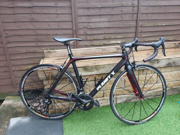 Image 1 of Planet X Road Bike black/red