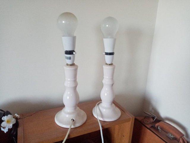 Preview of the first image of Two bedside lamps for sale in new condition.