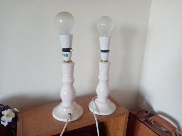 Image 1 of Two bedside lamps for sale in new condition