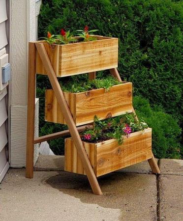 Image 1 of 3 tiered garden planter for sale