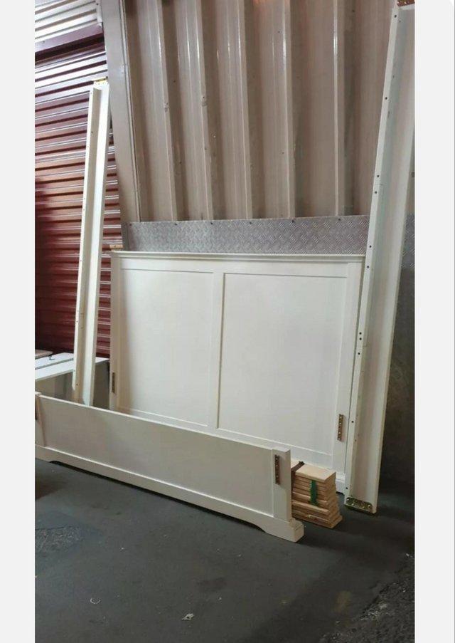 Preview of the first image of Dreams beautiful wooden king size bed frame white colour.